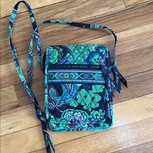 Vera Bradley Blue Floral Crossbody Bag